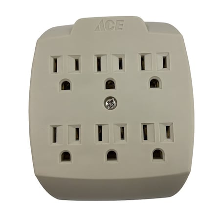 Projex Plug Adapter, Outlet Tap, 5-15P, Beige FA-357AE/11PRJ